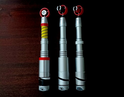 3x Character Options Classic Doctor Who Sonic Screwdriver Toys (ALL WORKING)
