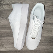 Nike Air Force 1 07 Sneaker Weiß Leder Unise...