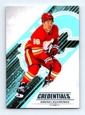 #96 2024-25 Upper Deck Credentials BASE } Andrei Kuzmenko Flames