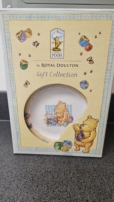 2001 Royal Doulton ''Classic Pooh'' 3 Piece Fine China Gift Set, In Original Box