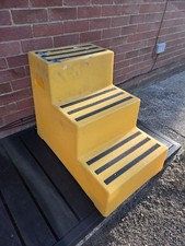 Heavy Duty Safety Steps - 3 Steps Yellow 