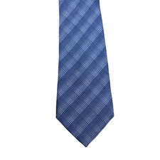 Marc Anthony 100 Silk Mens Blue Geometric Striped Neck Tie