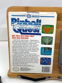 1990 Nintendo NES Game - Pinball Quest w/ Box Sleeve Manual Insert Foam Bag