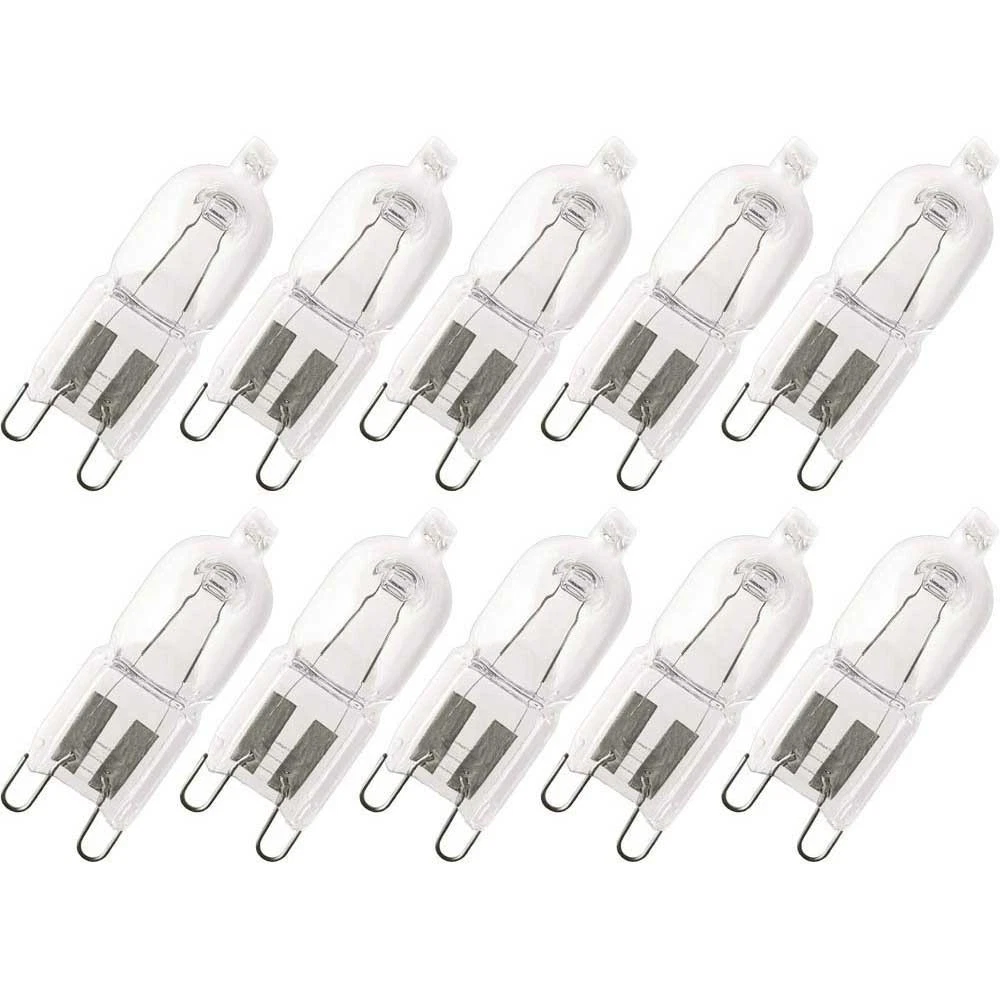 5 Lampadine Alogene G9 Da 40W 230V, Trasparenti, Bianco Caldo 2700K, Dimmerabili, Per Plafoniere E Forni, Confezione Da 5 Pezzi