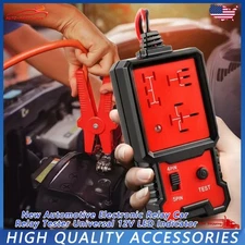 New Automotive Electronic Relay Car Relay Tester Universal 12V LED Indicator