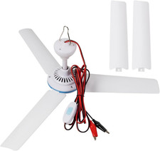 DC 12V Ventilatore Da Soffitto Portatile 19.7 "Mini Ventilatore Da Soffitto Appe