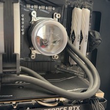 iBUYPOWER Gaming Desktop Tower MSI GeForce RTX, Liquid Cooling, Black