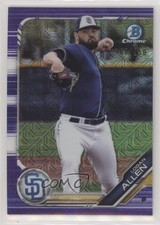2019 Bowman Chrome Prospects Mega Box Purple Mojo Refractor /250 Logan Allen 6u5