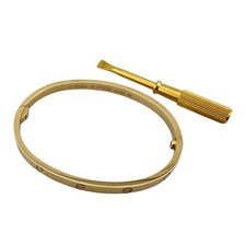 CARTIER Bangle K18 yellow gold used