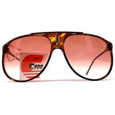 NOS Vintage CARRERA 5424E Sunglasses - 1980's Austria - Tortoise / Red - Rare