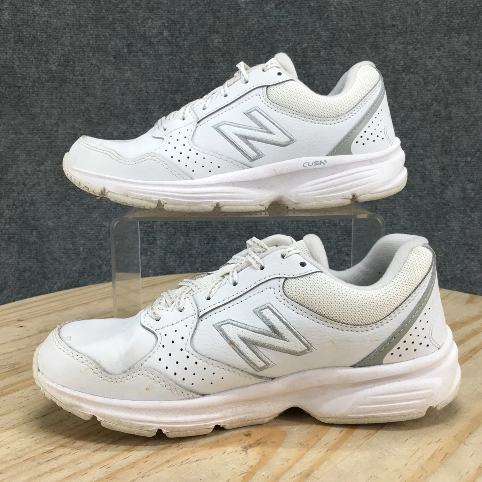 New Balance Shoes Womens 6.5 B 411v1 Walking Sneakers White Lace Up Low WA411LW1 - Image 2 of 4