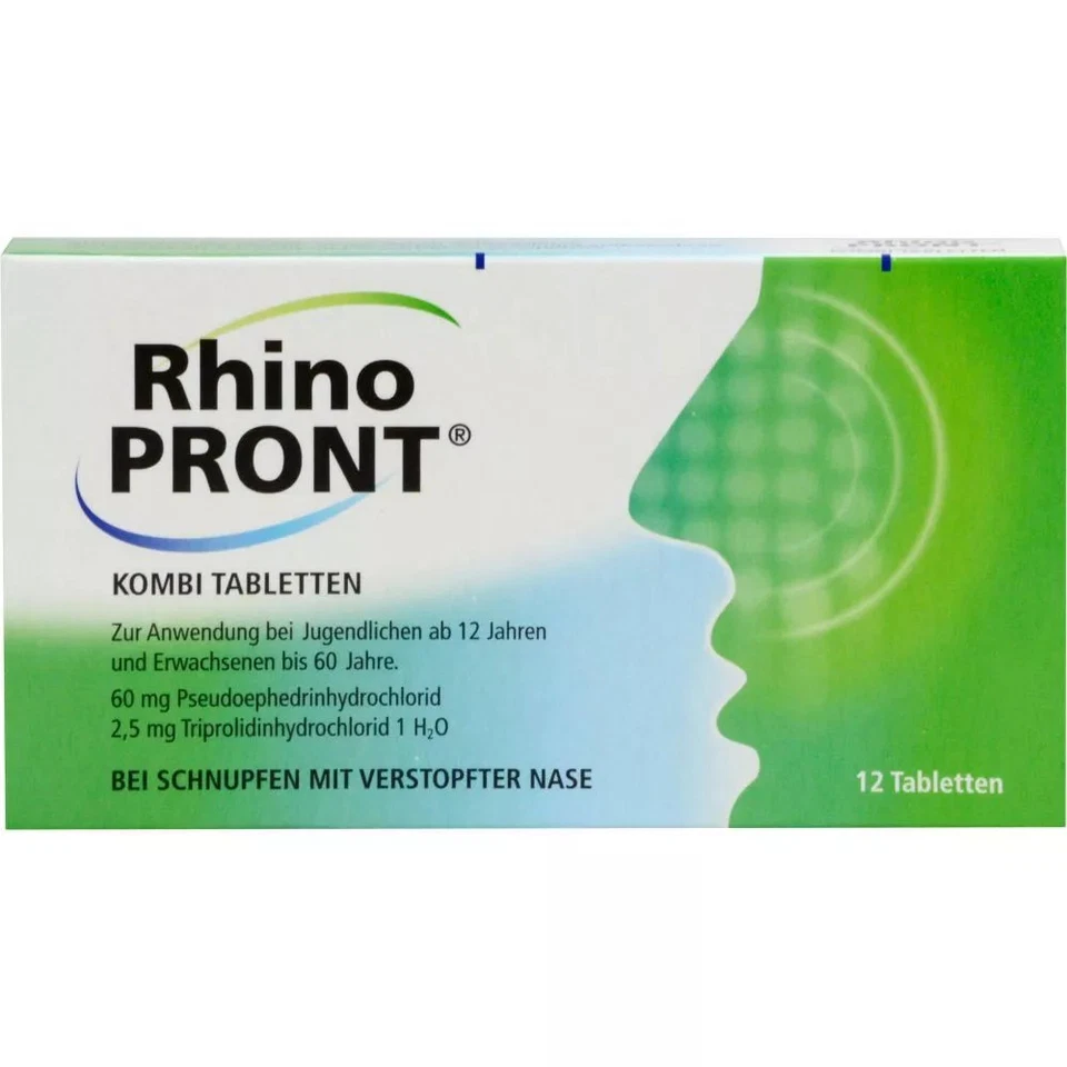 RECORDATI PHARMA GMBH RHINOPRONT Kombi Tabletten 12 St PZN 07387611#