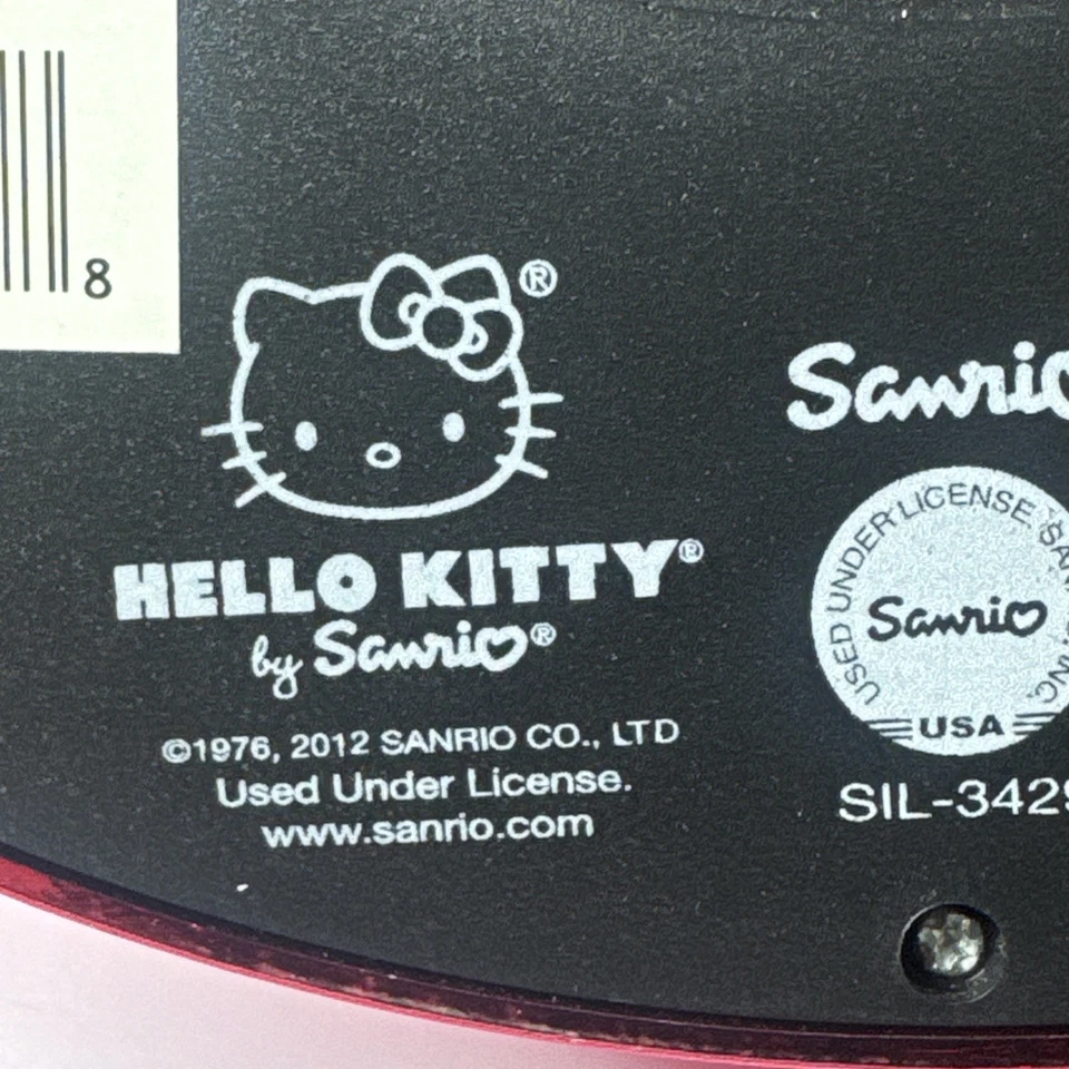 Reloj Despertador Hello Kitty Sanrio Jumbo - Rosa Estampado Animal Foto 3 de 4