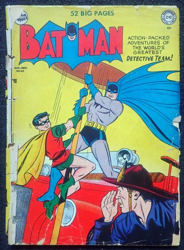 Batman #60 💦GOLDEN AGE, LOWER GRADE, COMPLETE 💦 1950