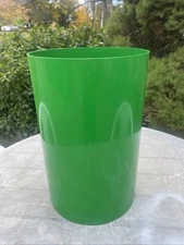 Green KARTELL Milano Colombini Space Age Trash Can Waste Bin MCM Conran’s