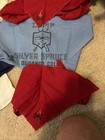 Vintage Camp Fire Girl White Blue Bird Blouse 2 Vest  3 Scarves Size 10 — photo 7
