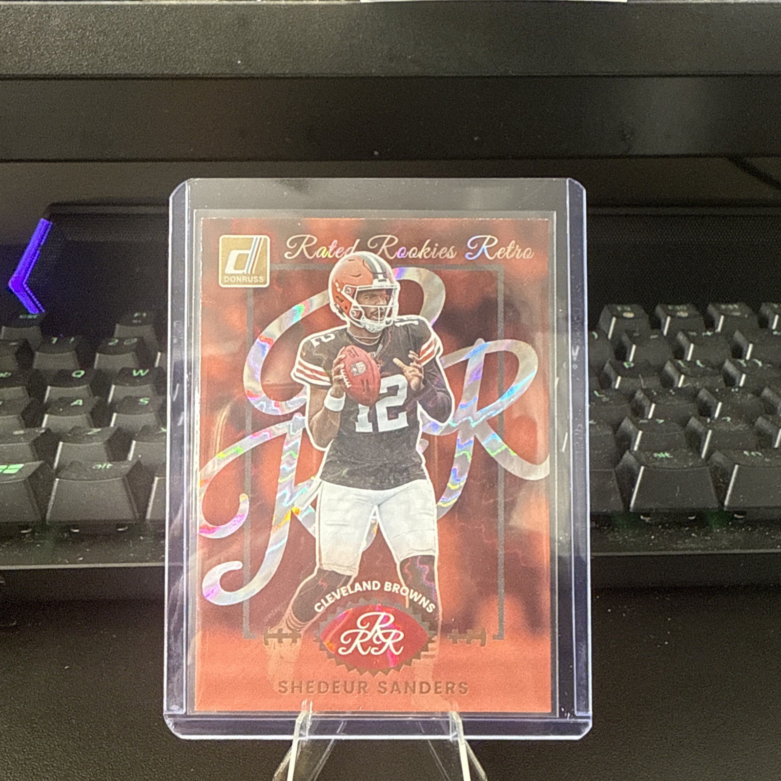 2025 Panini Donruss Shedeur Sanders RC Rated Rookies Retro #11 Browns