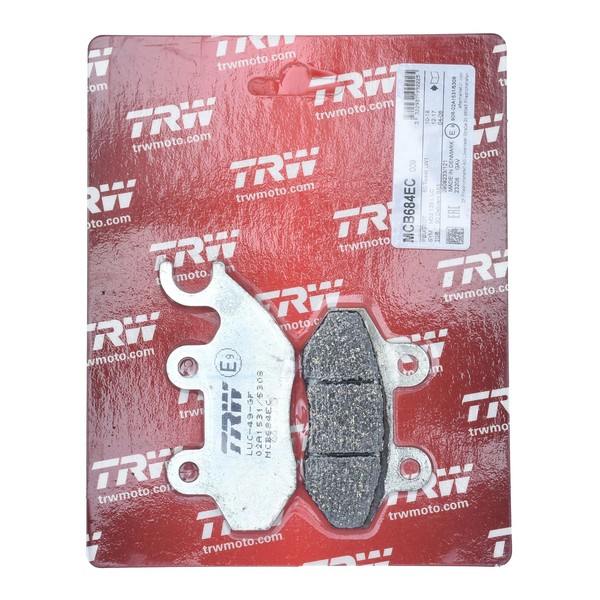 TRW Bremsbelag Organisch (FüR: SYM Jet4 50 (Euro 3) Lxmjd - 2 Takt 10-17 Vorne )-image