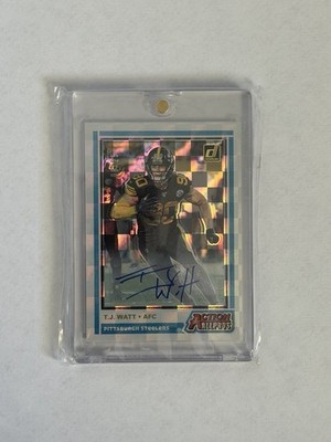 2020 Panini Donruss - Action All-Pros T.J. Watt Auto /25 RARE!!
