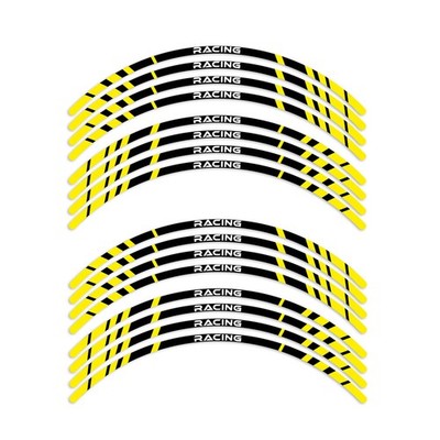 P02B For Ducati Hypermotard 950 19-21 Yellow 2 Wheels Sticker Kit 20