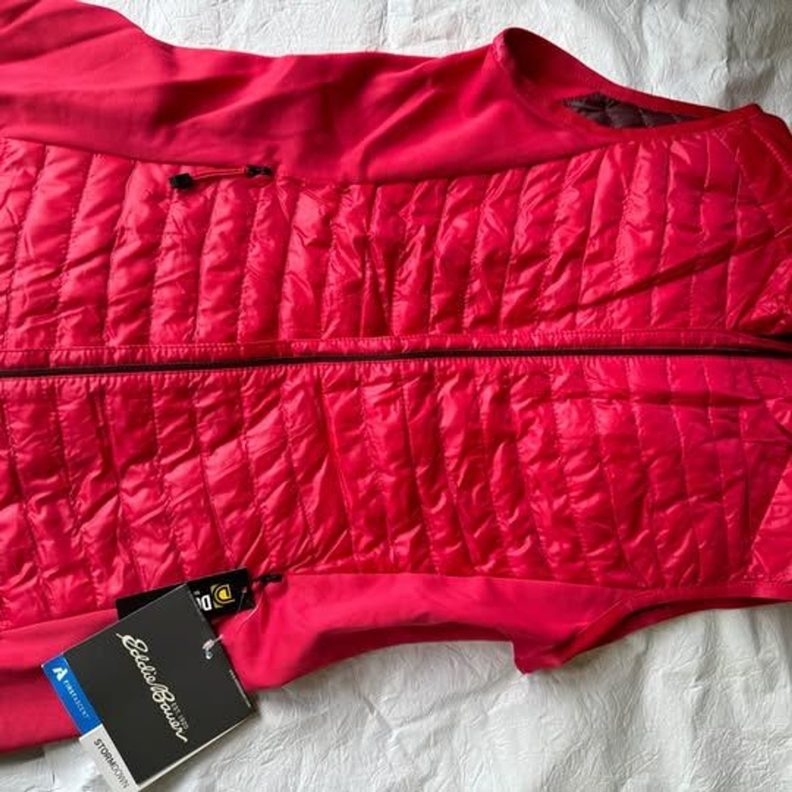Eddie Bauer First Ascent StormDown 800 Pink Quilted Vest NWT