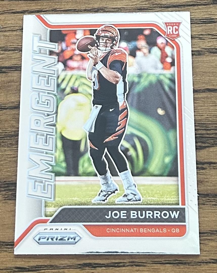 2020 Panini Prizm #1 Joe Burrow Emergent Rookie RC