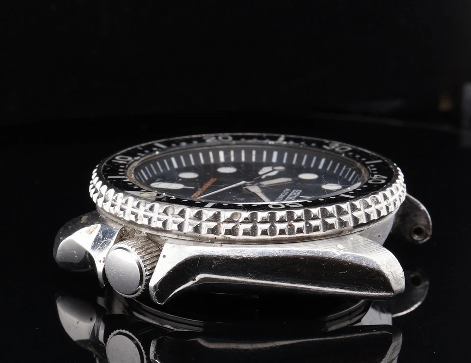 Reloj de buceo vintage Seiko 200m automático de acero para hombre 7S26-0020 $1 ¡Sin Res! Foto 4 de 4