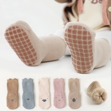 Children's Socks Autumn Winter Thicken Baby Socks Anti Slip Newborn Baby Warm