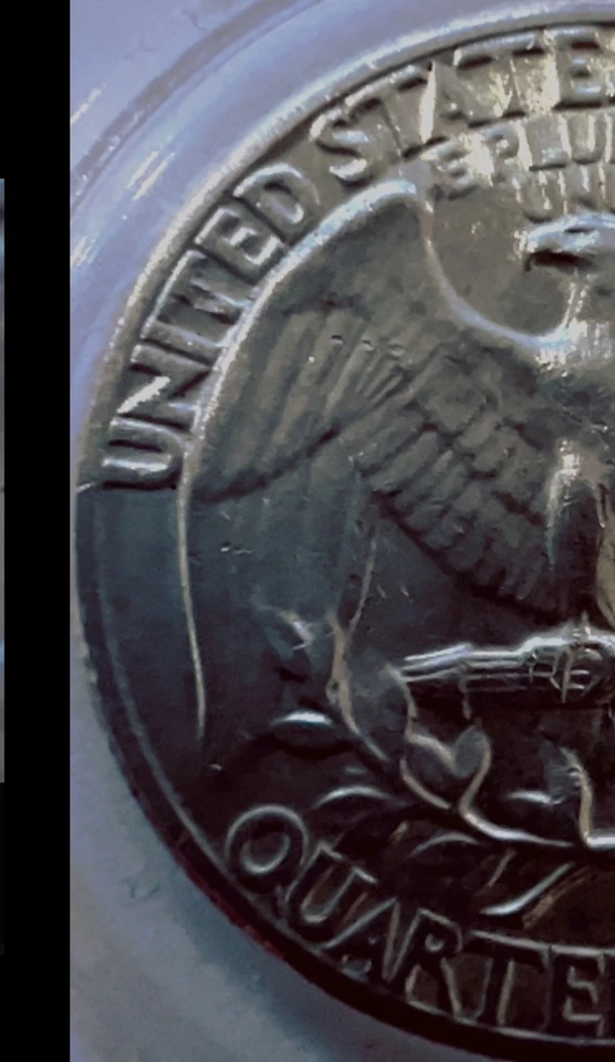 1964 - No mint Silver Washington Qtr. Good condition,Spitting Eagle . Doubling - Image 4 of 4