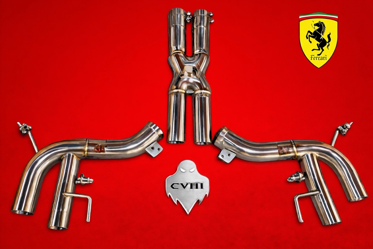 2016-2020 GTC4LUSSO T  3.8L V8 TWIN TURBO STAINLESS STEEL EXHAUST