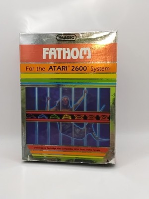 FATHOM Atari 2600 Cartridge & Box CIB Imagic Game
