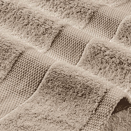 Weiß Klassisch Taupe Waschlappen Set 12 Stück für Körper und Gesicht Handtuch 12x12 Zoll - Bild 8 von 8