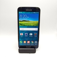 Samsung Galaxy S5 G900V Verizon Unlocked - 16GB Black - CRACKED READ 2886