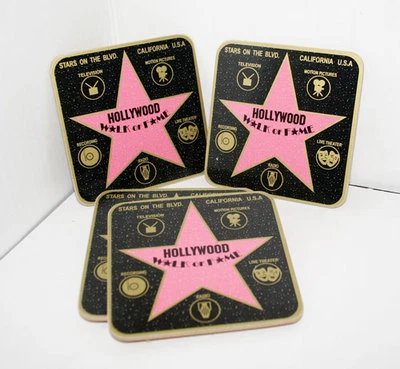 HOLLYWOOD MEGA Walk of Fame Star Coasters - 3358