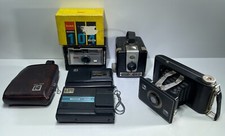 Vtg KODAK Camera lot 5 Jiffy/Hawkeye/Instamatic/ Disc 6000/3600 w/case