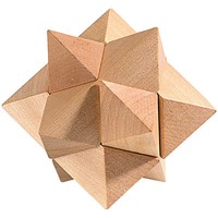 "Playtastic Knobelspiele Holz LöSung: Geduldspiel \"Stern\" Aus Holz"