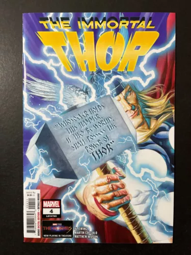 IMMORTAL THOR #4 *NM OR BETTER!* (MARVEL, 2024)  ALEX ROSS COVER!  AL EWING!