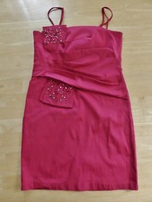 elegantes Luxus CLUB FRENDY Stretch Kleid Gr. 36 / S rot