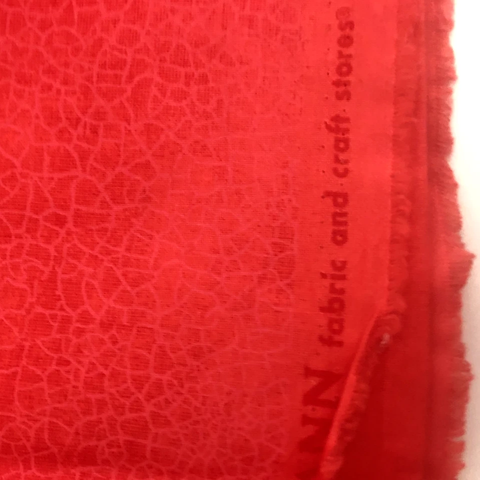 VTG 1+ Yd KEEPSAKE CALICO QUILT Red Animal PRINT Cotton FABRIC  45LX44W Jo-Ann - Image 3 of 4