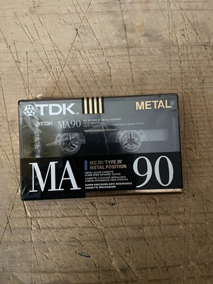 TDK MA90 Type IV Metal Audio Cassette Tapes