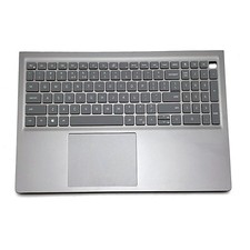 Gray Palmrest Backlit Keyboard Touchpad For Dell Inspiron 15Pro 5510 5515 06P0TG