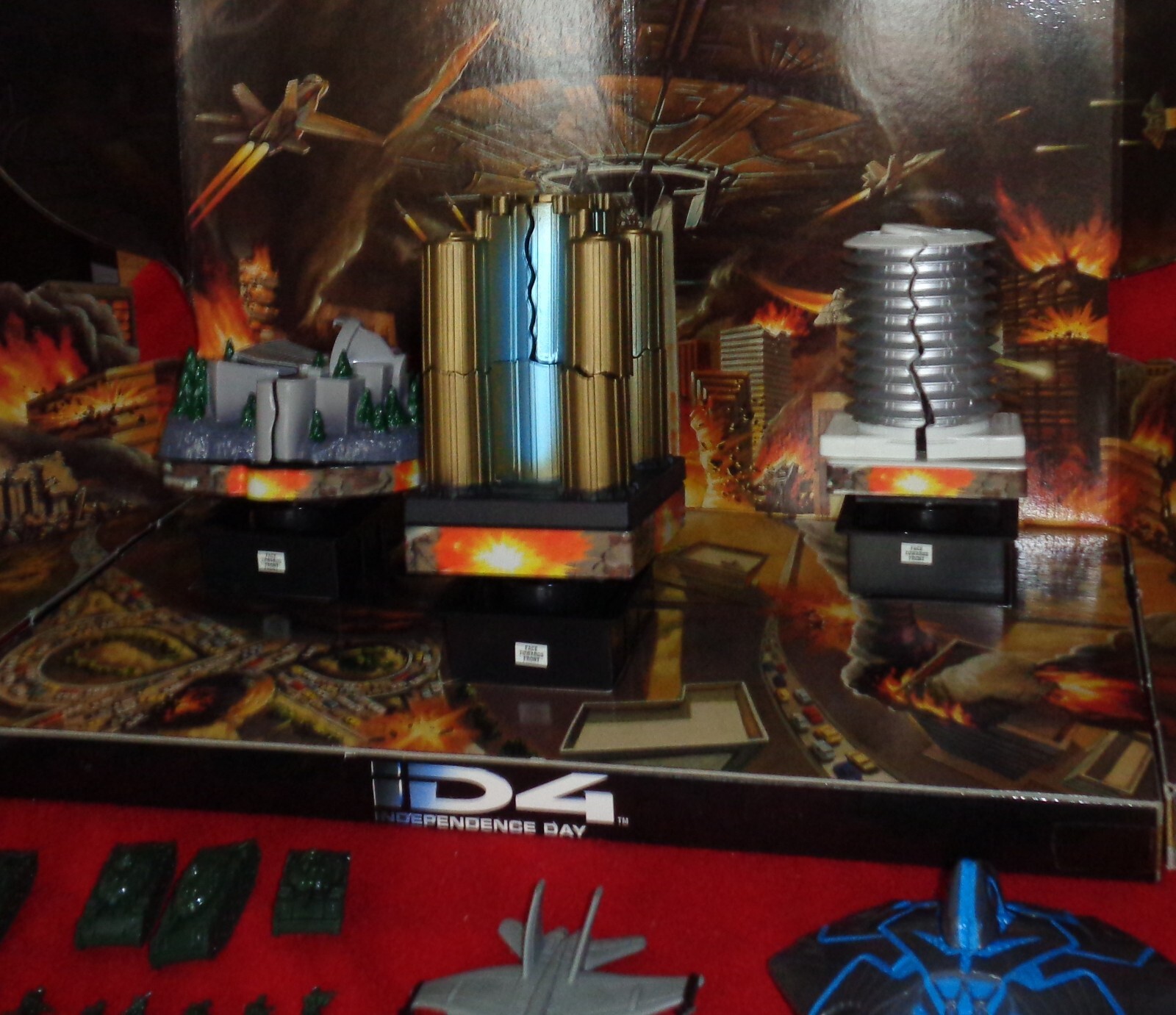 ID4 Independence Day LOS ANGELES INVASION Giant Action Playset COMPLETE