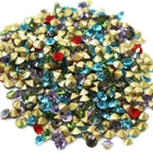 Wholesale Top Quality Czech Glass Crystal Rhinestones Round Pointed Foiled Back