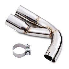 STAINLESS TWIN DUAL EXHAUST TAILPIPE FOR BMW 4 SERIES F32/F33/F36 418d | 420d