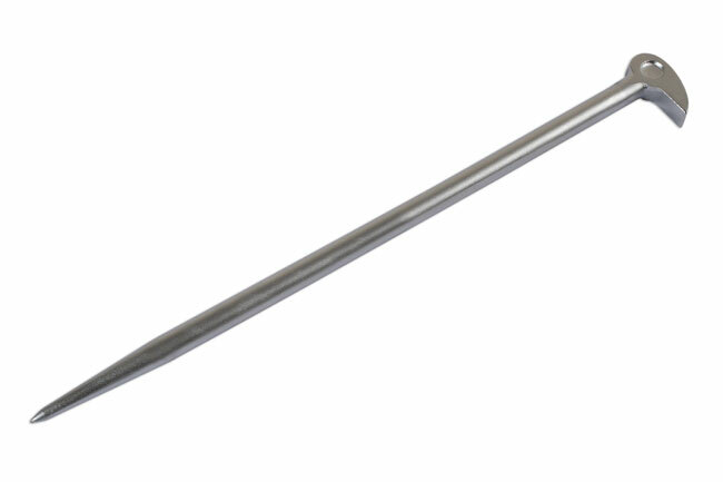 LASER 6415 Heel Toe Pry Bar 400mm Chrome Molybdenum Garage Workshop Hand Tool - Image 7