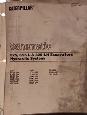 CAT Schematic 325 325L 325LN Excavators Hydraulic System SENR5407