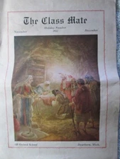 Vintage The Classmate, Oxford School Student New Letter, Dearborn, Michigan 1931