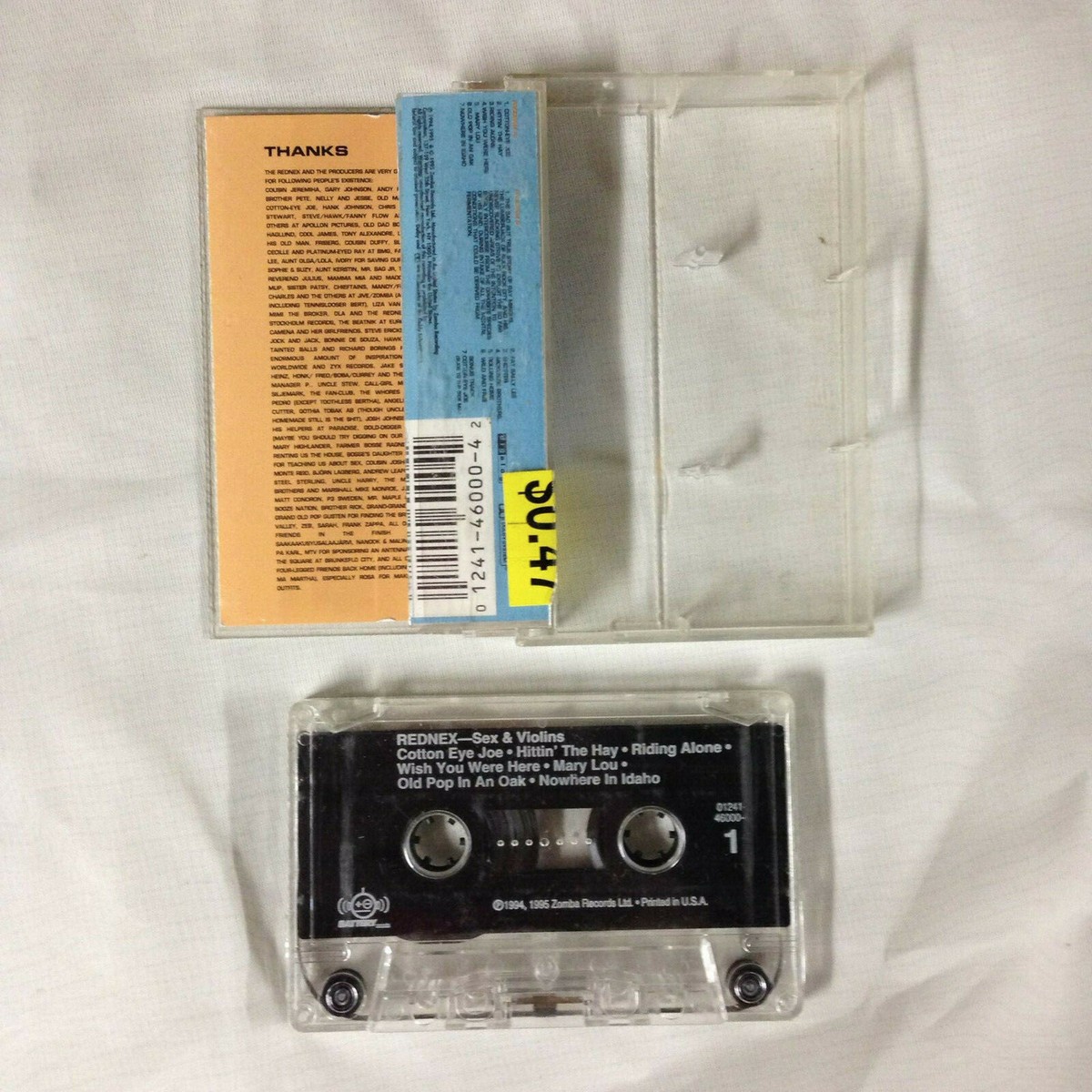Rednex - Sex & Violins [cassette tape] 1995 Battery Records 01241