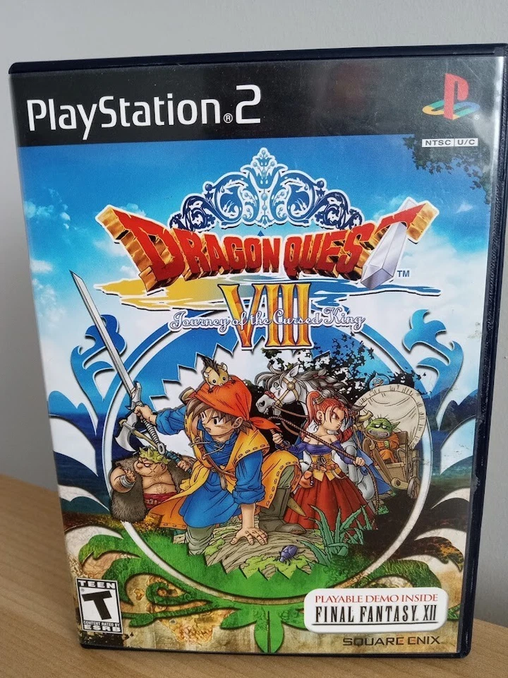 Dragon Quest VIII - Playstation 2 CIB TESTED BLACK LABEL (Healer Plush Not Inc) - Image 3 of 4