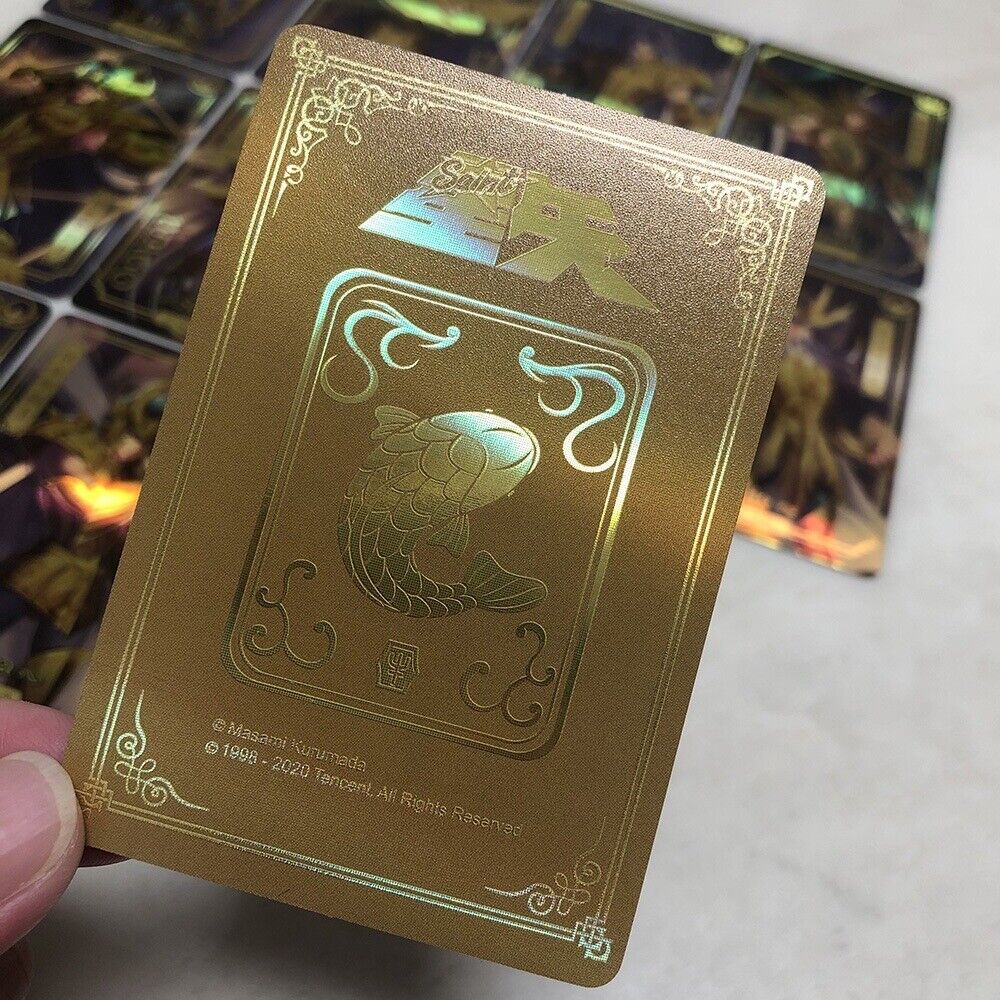 Saint Seiya Gold Saints Collection Card Flash Card 30th Anniversary  Cardbook Theme Exhibition Commemorative